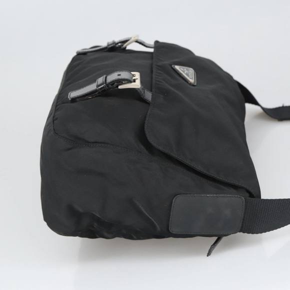 PRADA Shoulder Bag Nylon Black Auth bs20373 - Picture 3 of 16